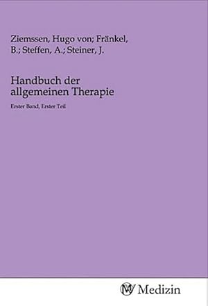 Seller image for Handbuch der allgemeinen Therapie for sale by BuchWeltWeit Ludwig Meier e.K.