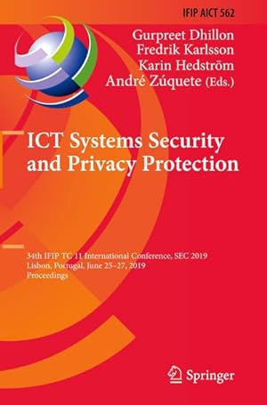 Image du vendeur pour ICT Systems Security and Privacy Protection mis en vente par BuchWeltWeit Ludwig Meier e.K.