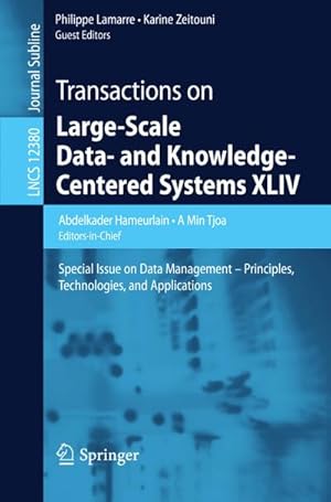 Image du vendeur pour Transactions on Large-Scale Data- and Knowledge-Centered Systems XLIV mis en vente par BuchWeltWeit Ludwig Meier e.K.