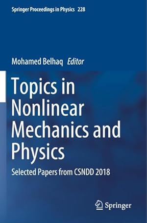 Seller image for Topics in Nonlinear Mechanics and Physics for sale by BuchWeltWeit Ludwig Meier e.K.