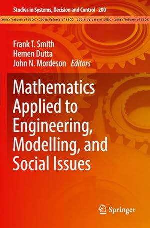 Seller image for Mathematics Applied to Engineering, Modelling, and Social Issues for sale by BuchWeltWeit Ludwig Meier e.K.