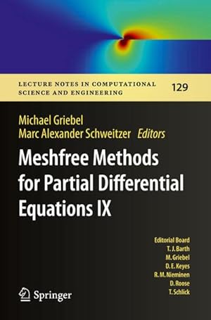 Seller image for Meshfree Methods for Partial Differential Equations IX for sale by BuchWeltWeit Ludwig Meier e.K.