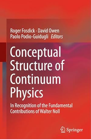 Immagine del venditore per Conceptual Structure of Continuum Physics venduto da BuchWeltWeit Ludwig Meier e.K.