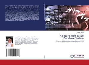Image du vendeur pour A Secure Web-Based Database System mis en vente par BuchWeltWeit Ludwig Meier e.K.