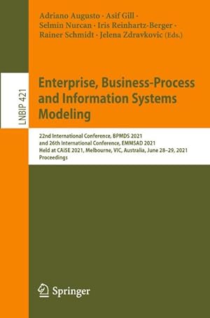 Imagen del vendedor de Enterprise, Business-Process and Information Systems Modeling a la venta por BuchWeltWeit Ludwig Meier e.K.