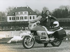 Foto Motorrad, BMW K 100 T, Schauspieler Michael Ande