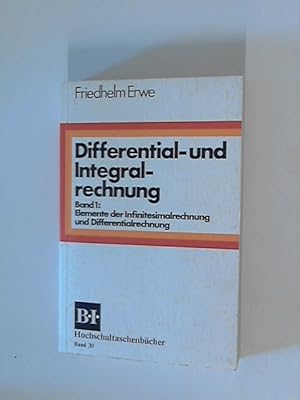 Bild des Verkufers fr Elemente der Infinitesimalrechnung. Differentialrechnung, Bd 1 zum Verkauf von ANTIQUARIAT FRDEBUCH Inh.Michael Simon