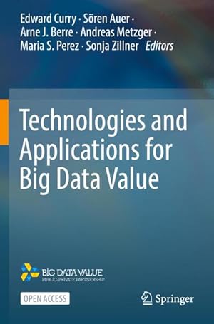 Immagine del venditore per Technologies and Applications for Big Data Value venduto da BuchWeltWeit Ludwig Meier e.K.