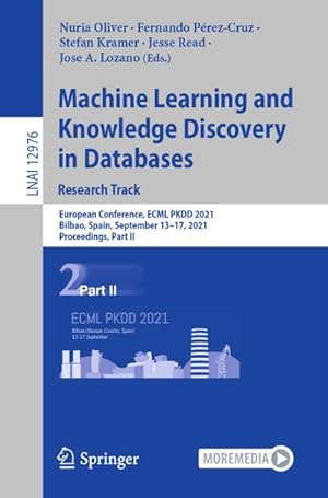 Imagen del vendedor de Machine Learning and Knowledge Discovery in Databases. Research Track a la venta por BuchWeltWeit Ludwig Meier e.K.
