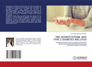 Seller image for THE HOMOCYSTEINE AND TYPE 2 DIABETES MELLITUS for sale by BuchWeltWeit Ludwig Meier e.K.