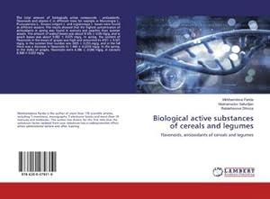 Seller image for Biological active substances of cereals and legumes for sale by BuchWeltWeit Ludwig Meier e.K.