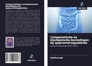 Imagen del vendedor de Cytogenetische en biochemische bevindingen bij spijsverteringsziekten a la venta por BuchWeltWeit Ludwig Meier e.K.