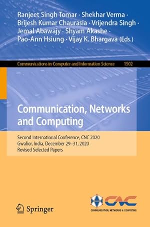 Image du vendeur pour Communication, Networks and Computing mis en vente par BuchWeltWeit Ludwig Meier e.K.