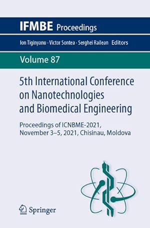 Immagine del venditore per 5th International Conference on Nanotechnologies and Biomedical Engineering venduto da BuchWeltWeit Ludwig Meier e.K.