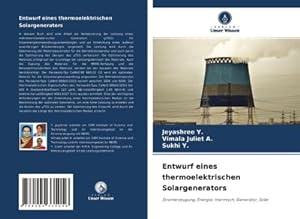 Seller image for Entwurf eines thermoelektrischen Solargenerators for sale by BuchWeltWeit Ludwig Meier e.K.