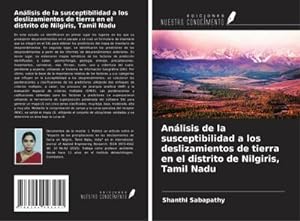 Imagen del vendedor de Anlisis de la susceptibilidad a los deslizamientos de tierra en el distrito de Nilgiris, Tamil Nadu a la venta por BuchWeltWeit Ludwig Meier e.K.