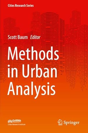 Imagen del vendedor de Methods in Urban Analysis a la venta por BuchWeltWeit Ludwig Meier e.K.