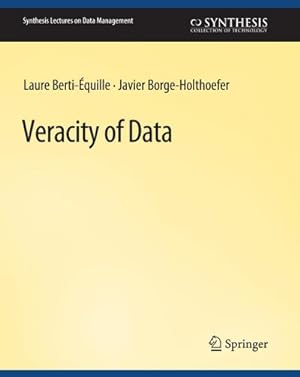 Bild des Verkufers fr Veracity of Data zum Verkauf von BuchWeltWeit Ludwig Meier e.K.