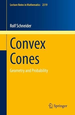 Imagen del vendedor de Convex Cones a la venta por BuchWeltWeit Ludwig Meier e.K.
