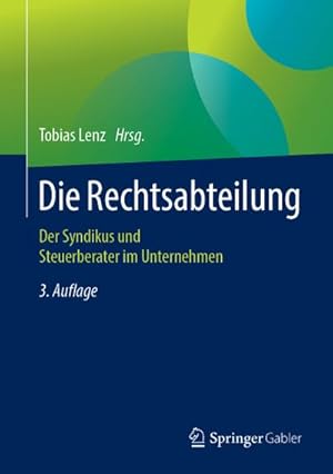 Immagine del venditore per Die Rechtsabteilung venduto da BuchWeltWeit Ludwig Meier e.K.