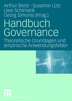 Image du vendeur pour Handbuch Governance mis en vente par BuchWeltWeit Ludwig Meier e.K.