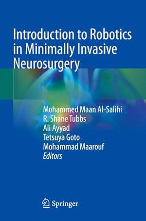 Image du vendeur pour Introduction to Robotics in Minimally Invasive Neurosurgery mis en vente par BuchWeltWeit Ludwig Meier e.K.