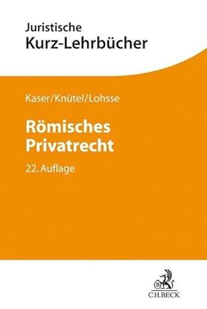 Imagen del vendedor de Rmisches Privatrecht a la venta por BuchWeltWeit Ludwig Meier e.K.