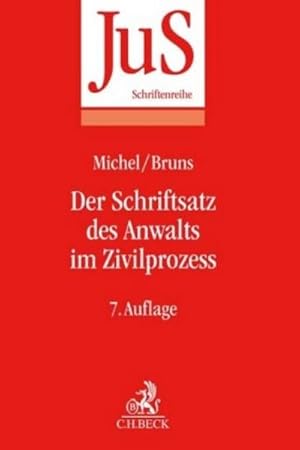 Imagen del vendedor de Der Schriftsatz des Anwalts im Zivilprozess a la venta por BuchWeltWeit Ludwig Meier e.K.