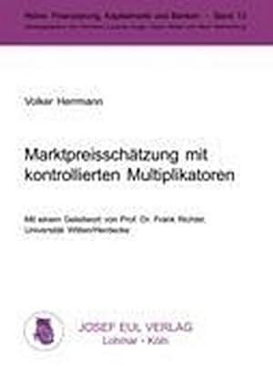 Seller image for Marktpreisschtzung mit kontrollierten Multiplikatoren for sale by BuchWeltWeit Ludwig Meier e.K.
