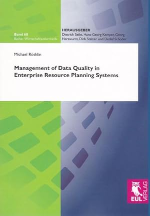 Seller image for Management of Data Quality in Enterprise Resource Planning Systems for sale by BuchWeltWeit Ludwig Meier e.K.