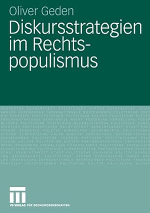 Image du vendeur pour Diskursstrategien im Rechtspopulismus mis en vente par BuchWeltWeit Ludwig Meier e.K.