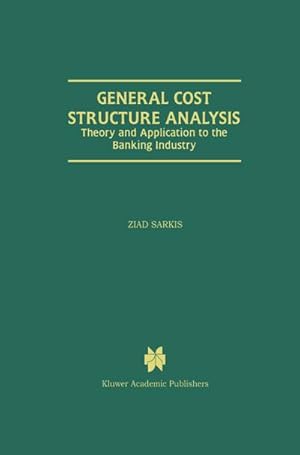 Seller image for General Cost Structure Analysis for sale by BuchWeltWeit Ludwig Meier e.K.