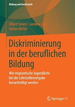 Bild des Verkufers fr Diskriminierung in der beruflichen Bildung zum Verkauf von BuchWeltWeit Ludwig Meier e.K.