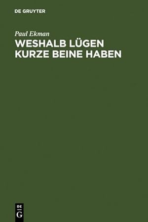 Immagine del venditore per Weshalb Lgen kurze Beine haben venduto da BuchWeltWeit Ludwig Meier e.K.