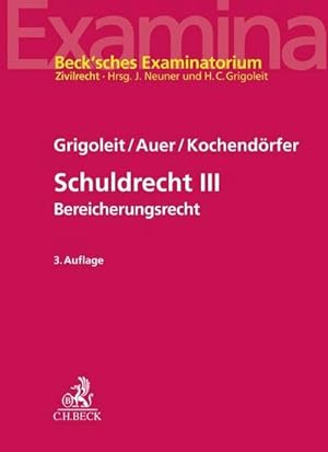 Bild des Verkufers fr Schuldrecht III zum Verkauf von BuchWeltWeit Ludwig Meier e.K.