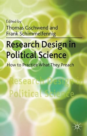 Seller image for Research Design in Political Science for sale by BuchWeltWeit Ludwig Meier e.K.