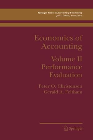 Seller image for Economics of Accounting for sale by BuchWeltWeit Ludwig Meier e.K.