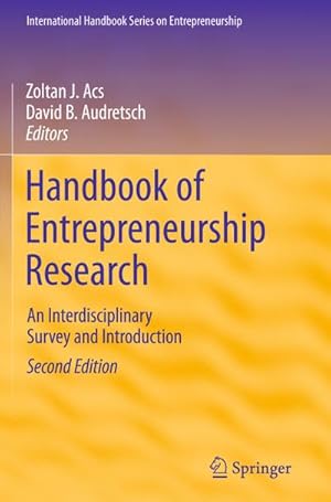 Bild des Verkufers fr Handbook of Entrepreneurship Research zum Verkauf von BuchWeltWeit Ludwig Meier e.K.