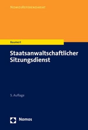 Immagine del venditore per Staatsanwaltschaftlicher Sitzungsdienst venduto da BuchWeltWeit Ludwig Meier e.K.