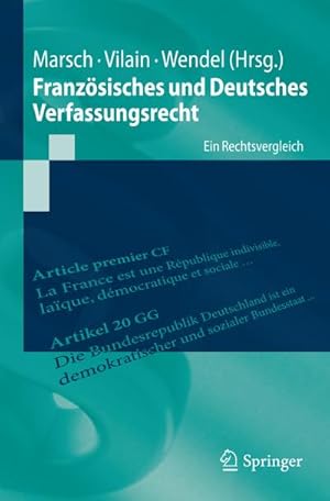 Image du vendeur pour Franzsisches und Deutsches Verfassungsrecht mis en vente par BuchWeltWeit Ludwig Meier e.K.