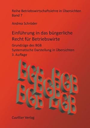 Immagine del venditore per Einfhrung in das brgerliche Recht fr Betriebswirte venduto da BuchWeltWeit Ludwig Meier e.K.