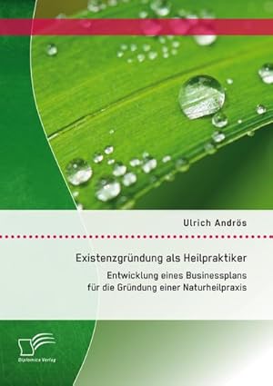 Bild des Verkufers fr Existenzgrndung als Heilpraktiker: Entwicklung eines Businessplans fr die Grndung einer Naturheilpraxis zum Verkauf von BuchWeltWeit Ludwig Meier e.K.