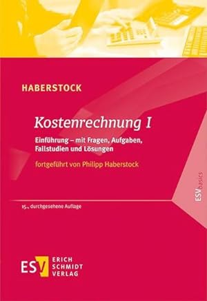 Image du vendeur pour Kostenrechnung I mis en vente par BuchWeltWeit Ludwig Meier e.K.