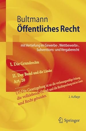 Image du vendeur pour ffentliches Recht mis en vente par BuchWeltWeit Ludwig Meier e.K.