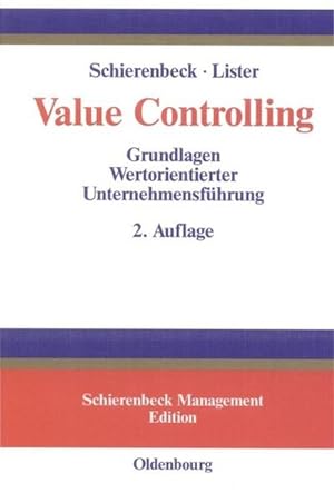 Imagen del vendedor de Value Controlling a la venta por BuchWeltWeit Ludwig Meier e.K.