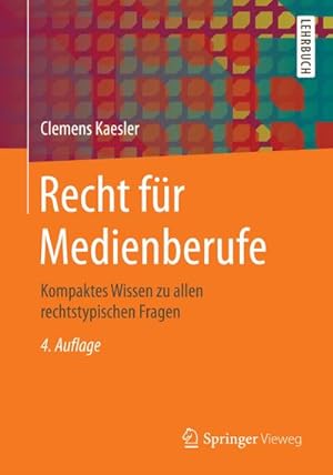 Seller image for Recht fr Medienberufe for sale by BuchWeltWeit Ludwig Meier e.K.