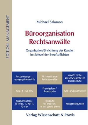 Seller image for Broorganisation Rechtsanwlte. for sale by BuchWeltWeit Ludwig Meier e.K.