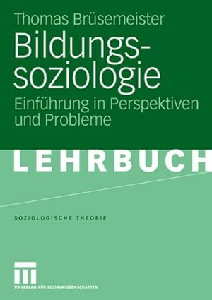 Seller image for Bildungssoziologie for sale by BuchWeltWeit Ludwig Meier e.K.