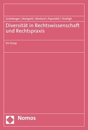 Seller image for Diversitt in Rechtswissenschaft und Rechtspraxis for sale by BuchWeltWeit Ludwig Meier e.K.