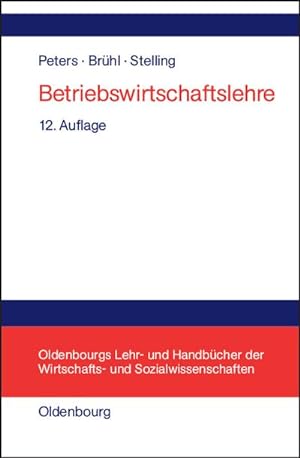 Imagen del vendedor de Betriebswirtschaftslehre a la venta por BuchWeltWeit Ludwig Meier e.K.